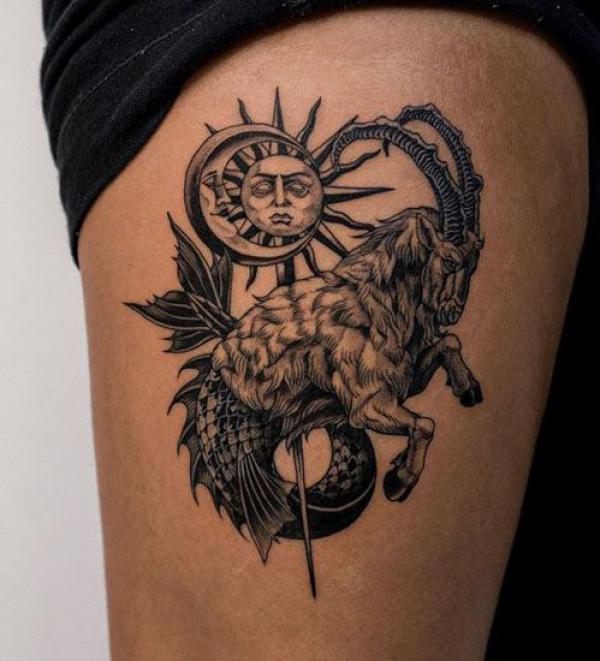 120 Capricorn Tattoo Ideas for Men and Women