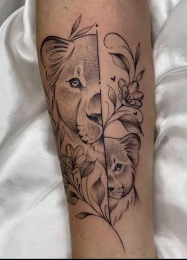 20 Lioness and Cub Tattoo Designs with Meaning