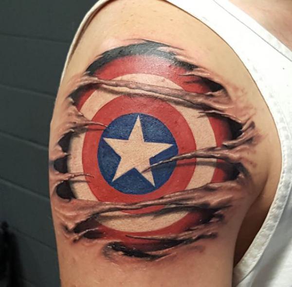 70 Shield Tattoo Designs with Meaning
