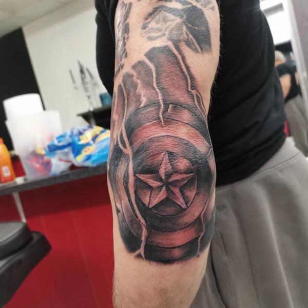 70 Shield Tattoo Designs with Meaning