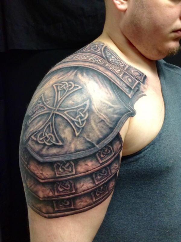 70 Shield Tattoo Designs with Meaning