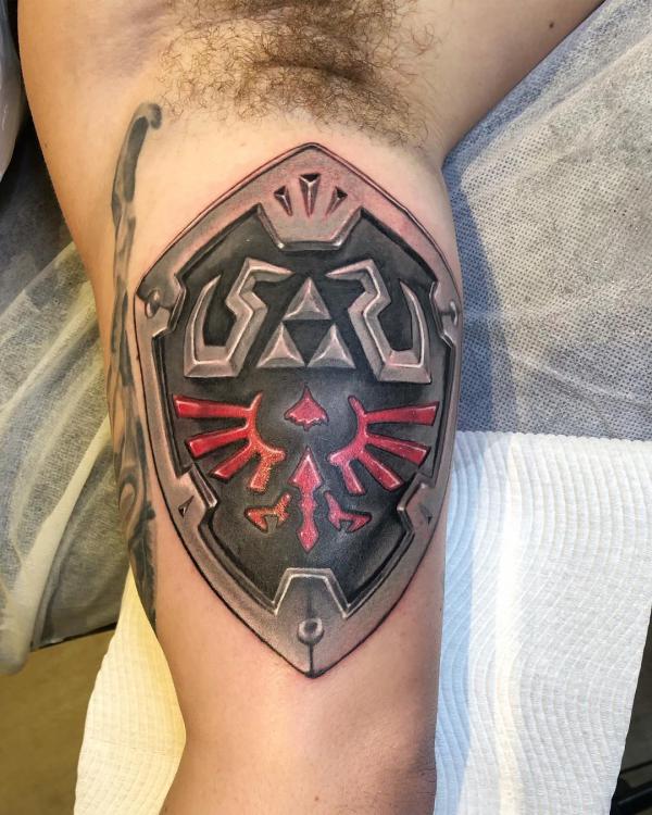 70 Shield Tattoo Designs with Meaning