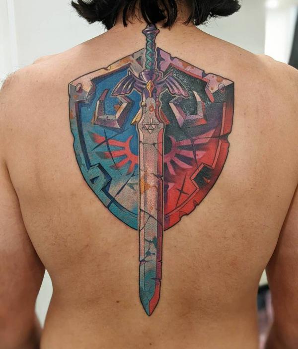 70 Shield Tattoo Designs with Meaning
