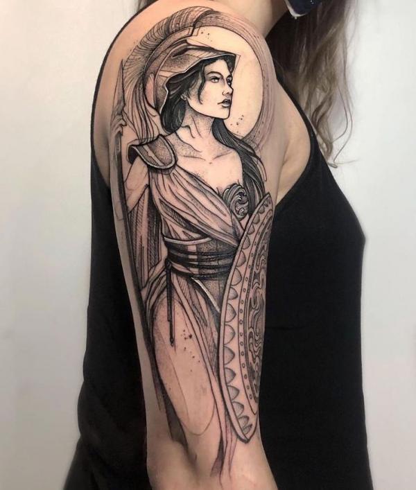 70 Shield Tattoo Designs with Meaning