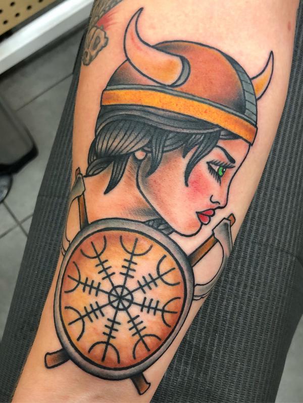 70 Shield Tattoo Designs with Meaning