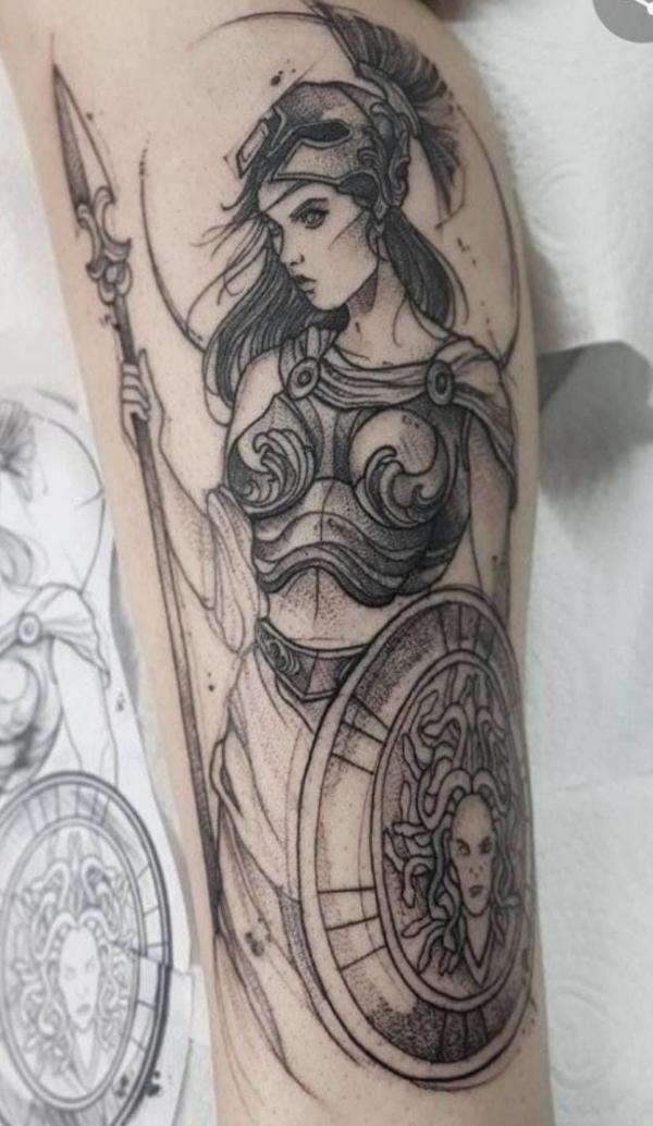 70 Shield Tattoo Designs with Meaning