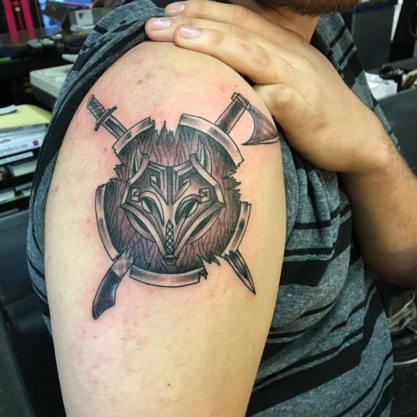 70 Shield Tattoo Designs with Meaning