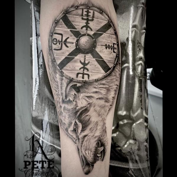 70 Shield Tattoo Designs with Meaning