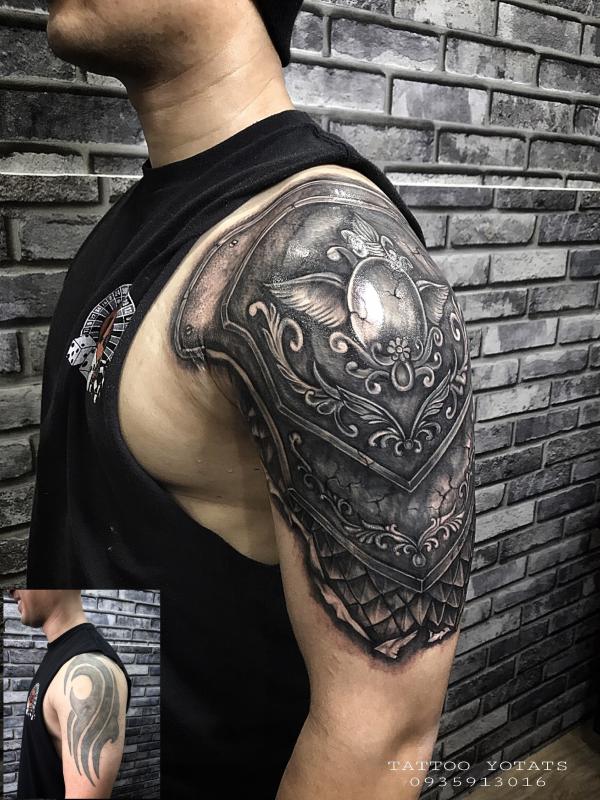 70 Shield Tattoo Designs with Meaning
