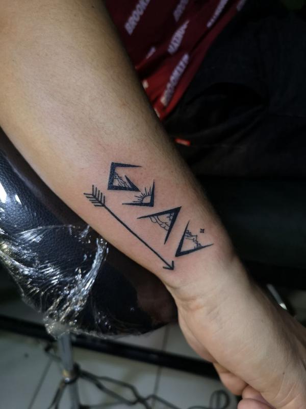40 God is Greater Than the Highs and Lows Tattoos