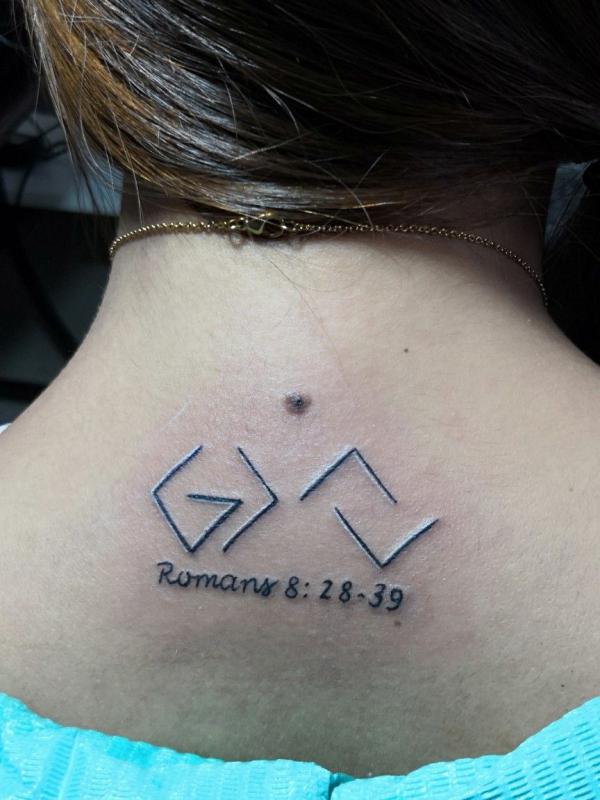 40 God is Greater Than the Highs and Lows Tattoos