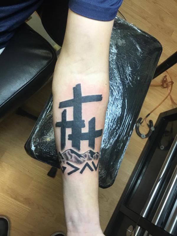 40 God is Greater Than the Highs and Lows Tattoos