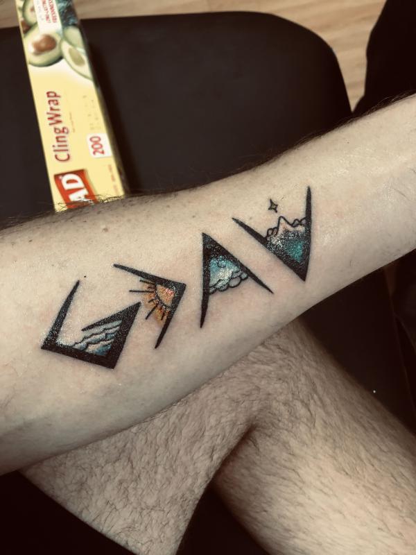 40 God is Greater Than the Highs and Lows Tattoos