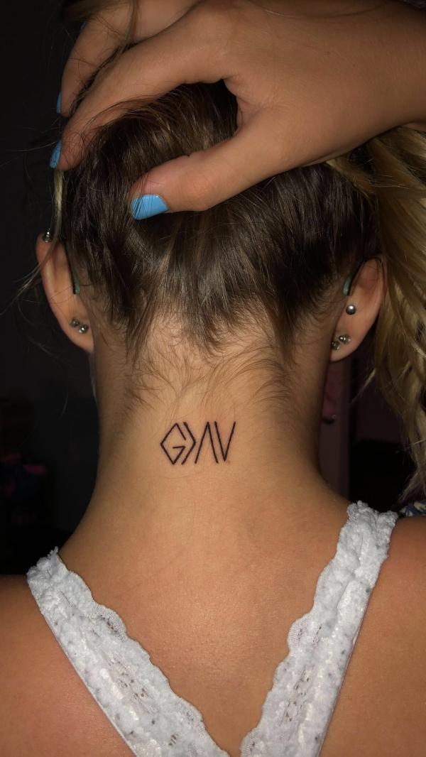 40 God is Greater Than the Highs and Lows Tattoos