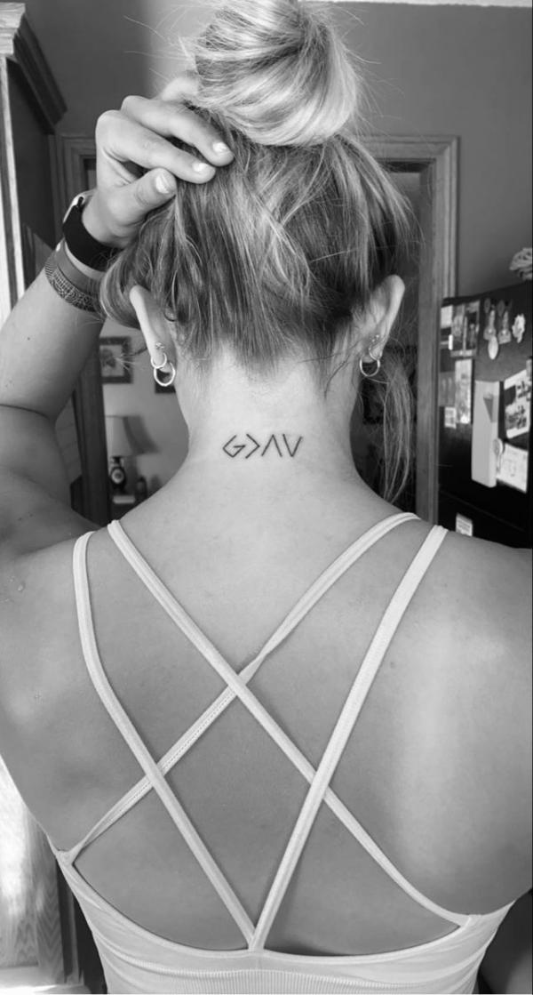 40 God is Greater Than the Highs and Lows Tattoos