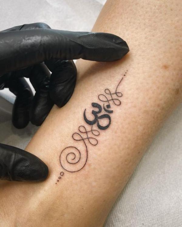 80 OM Tattoo Designs with Meaning