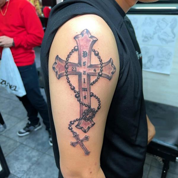 Fear No Evil: Bold Psalm 23:4 Tattoo Designs