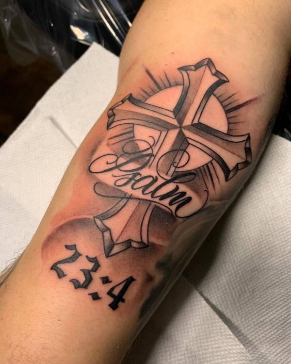 Fear No Evil: Bold Psalm 23:4 Tattoo Designs