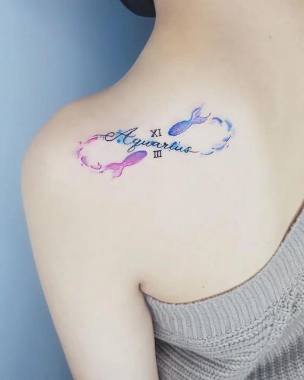100 Meaningful Aquarius Tattoos for Men and Women