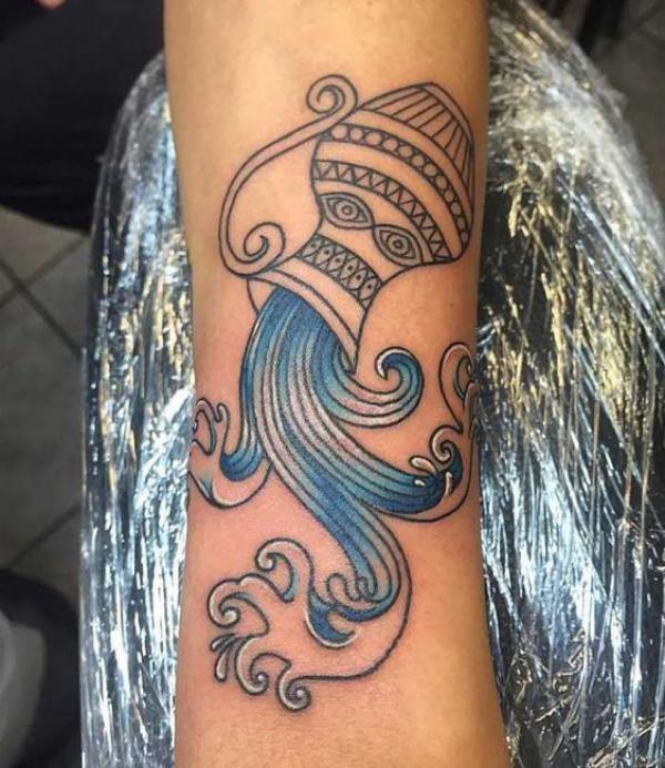 100 Meaningful Aquarius Tattoos for Men and Women