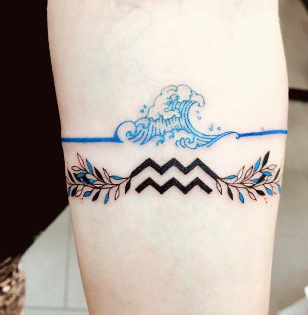 100 Meaningful Aquarius Tattoos for Men and Women