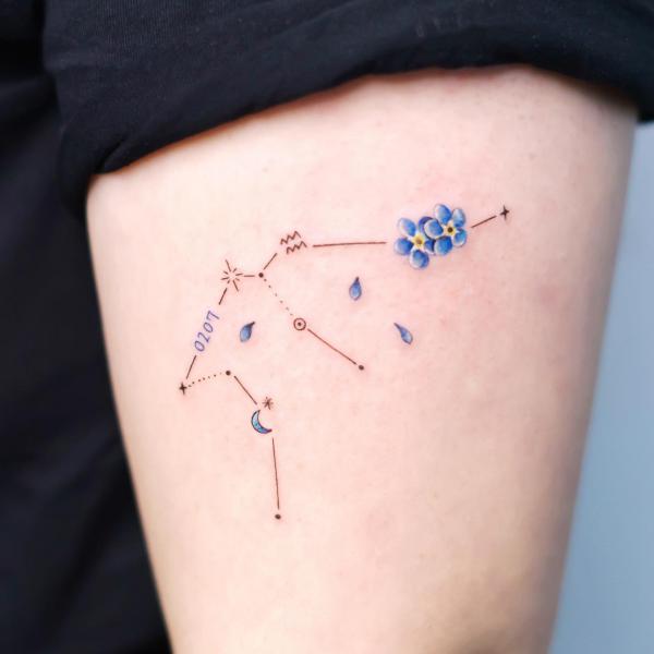 100 Meaningful Aquarius Tattoos for Men and Women