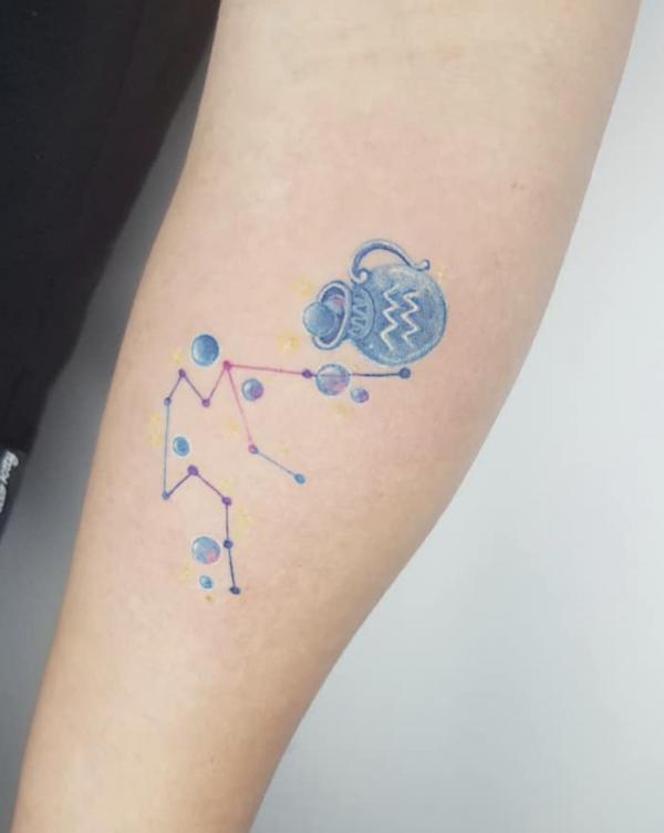 100 Meaningful Aquarius Tattoos for Men and Women