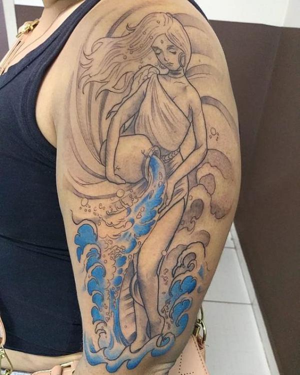 100 Meaningful Aquarius Tattoos for Men and Women