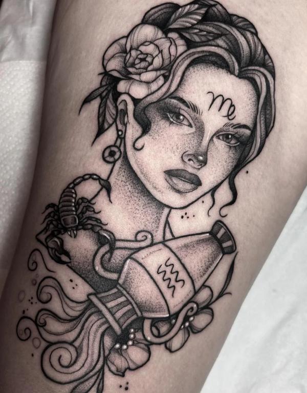 100 Meaningful Aquarius Tattoos for Men and Women