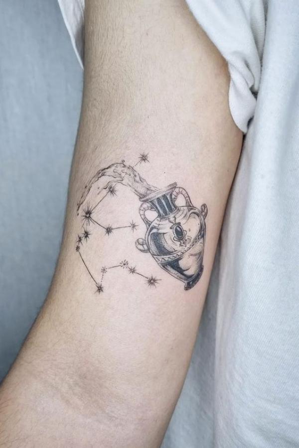 100 Meaningful Aquarius Tattoos for Men and Women