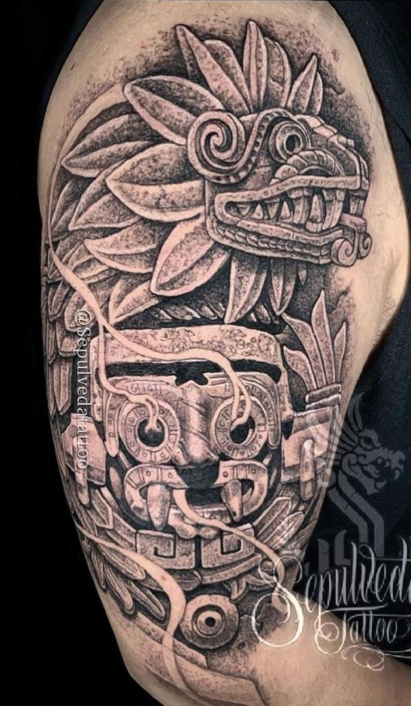 40 Enigmatic Quetzalcoatl Tattoos and Their Meanings