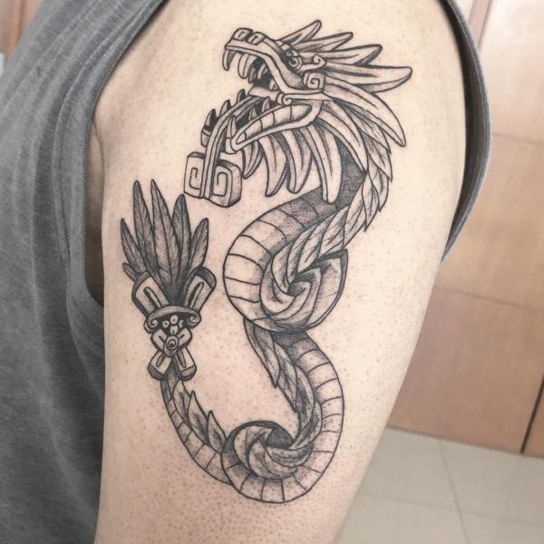 40 Enigmatic Quetzalcoatl Tattoos and Their Meanings