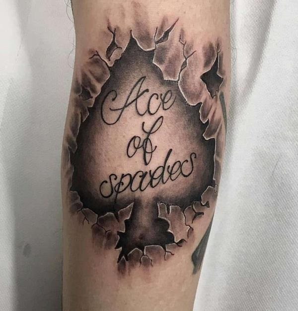 80 Ace of Spades Tattoo Ideas with Meaning