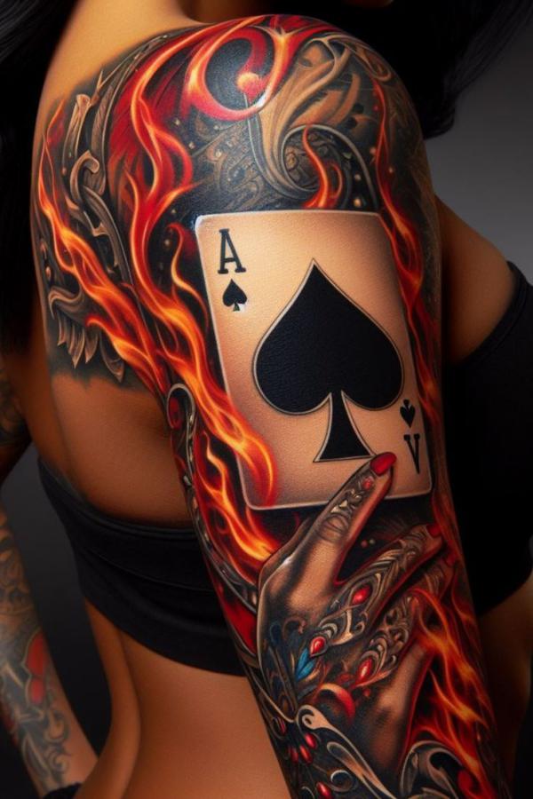 80 Ace of Spades Tattoo Ideas with Meaning