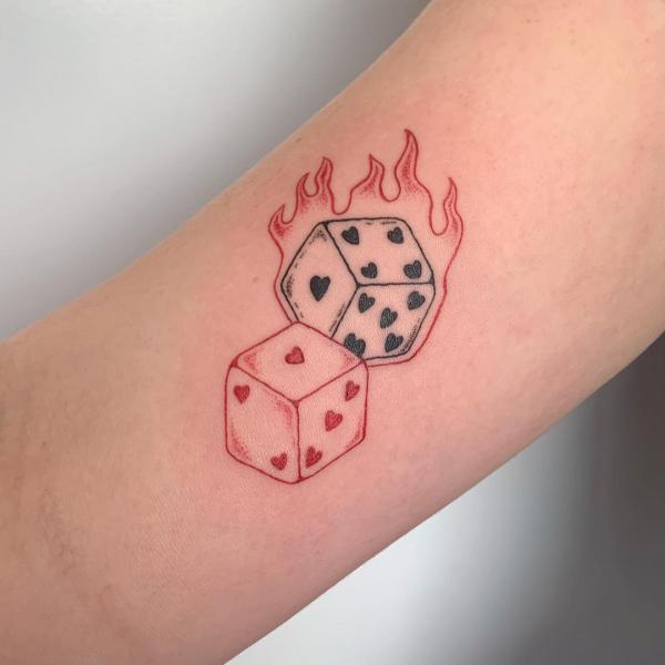80 Dice Tattoo Design Ideas with Meaning