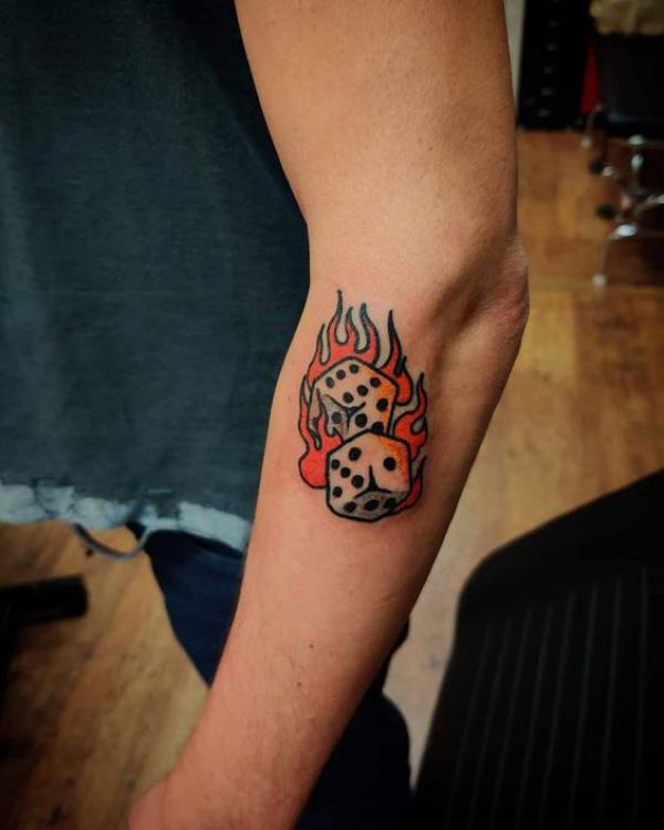 80 Dice Tattoo Design Ideas with Meaning