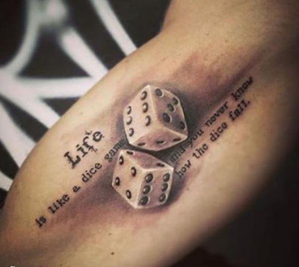 80 Dice Tattoo Design Ideas with Meaning