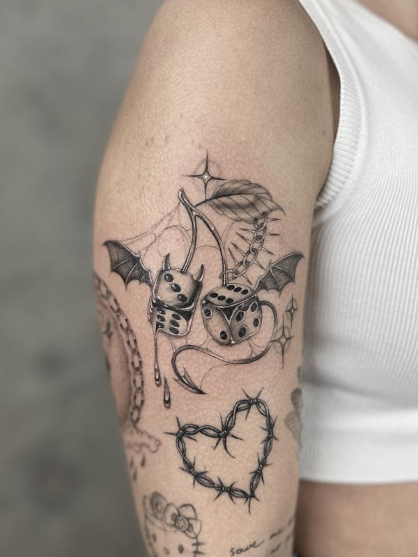 80 Dice Tattoo Design Ideas with Meaning