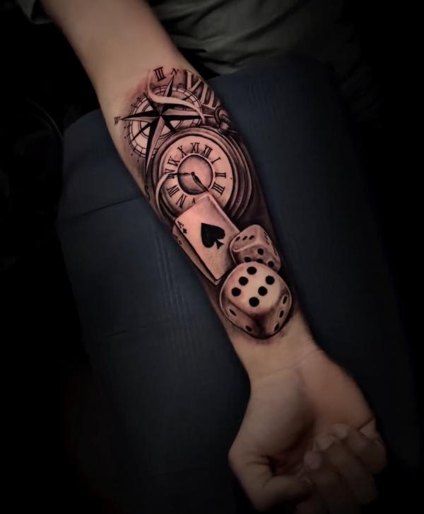 80 Dice Tattoo Design Ideas with Meaning