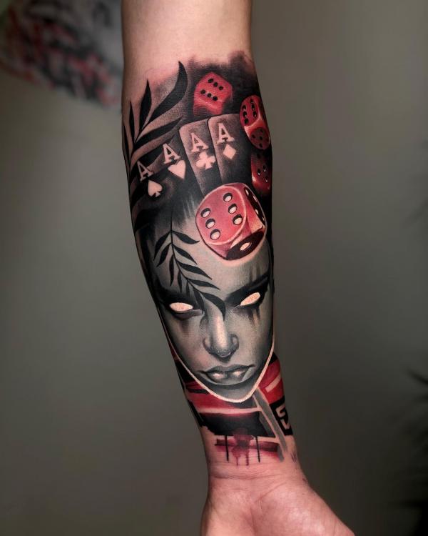 80 Dice Tattoo Design Ideas with Meaning