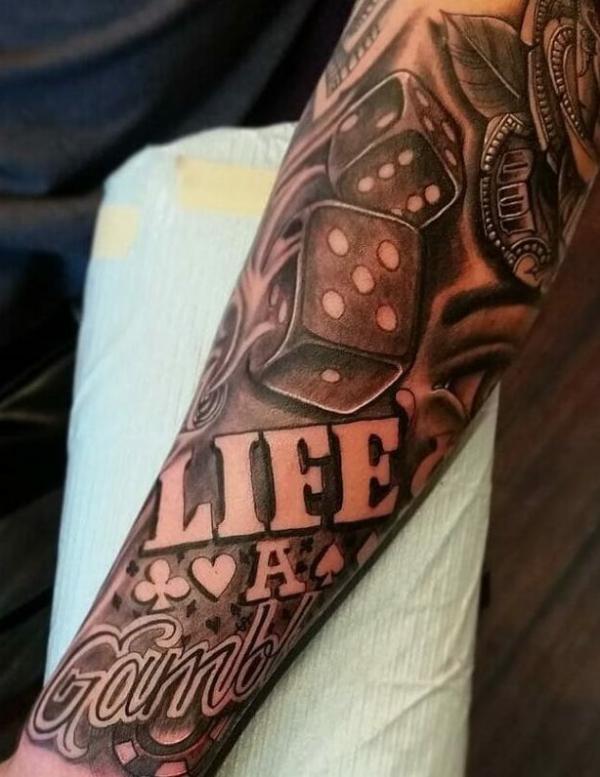80 Dice Tattoo Design Ideas with Meaning
