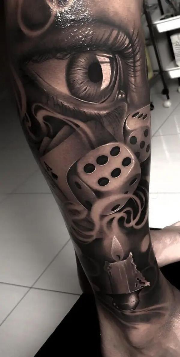 80 Dice Tattoo Design Ideas with Meaning