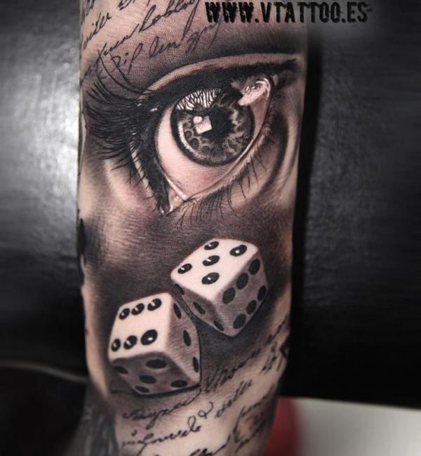 80 Dice Tattoo Design Ideas with Meaning