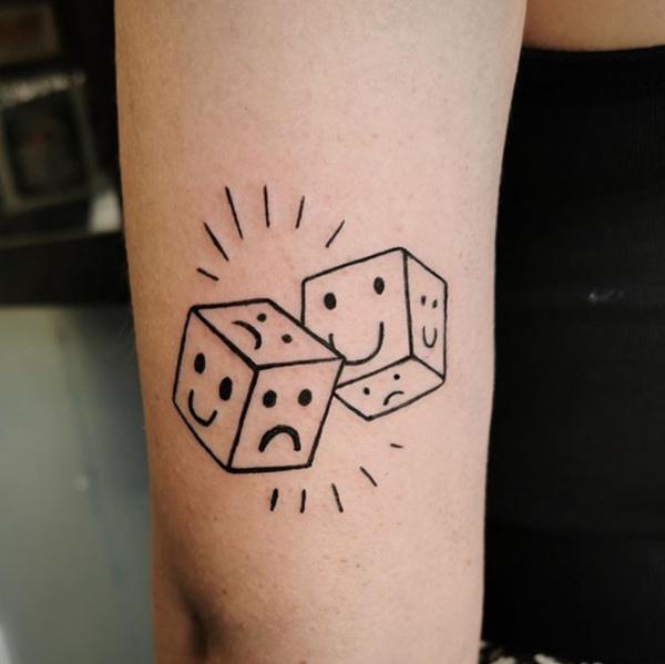 80 Dice Tattoo Design Ideas with Meaning