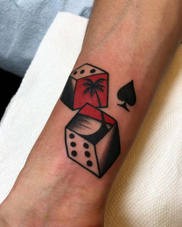 80 Dice Tattoo Design Ideas with Meaning
