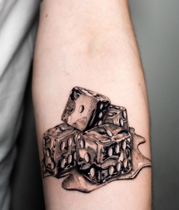 80 Dice Tattoo Design Ideas with Meaning