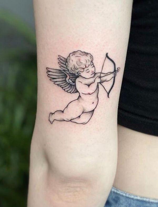 20 Cupid Tattoo Designs That Celebrate Love