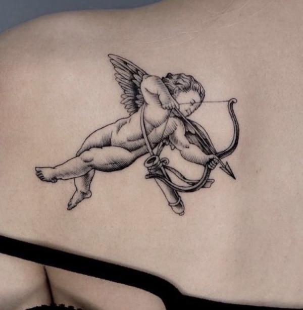 20 Cupid Tattoo Designs That Celebrate Love