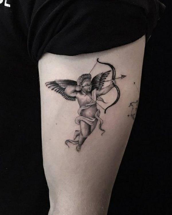 20 Cupid Tattoo Designs That Celebrate Love