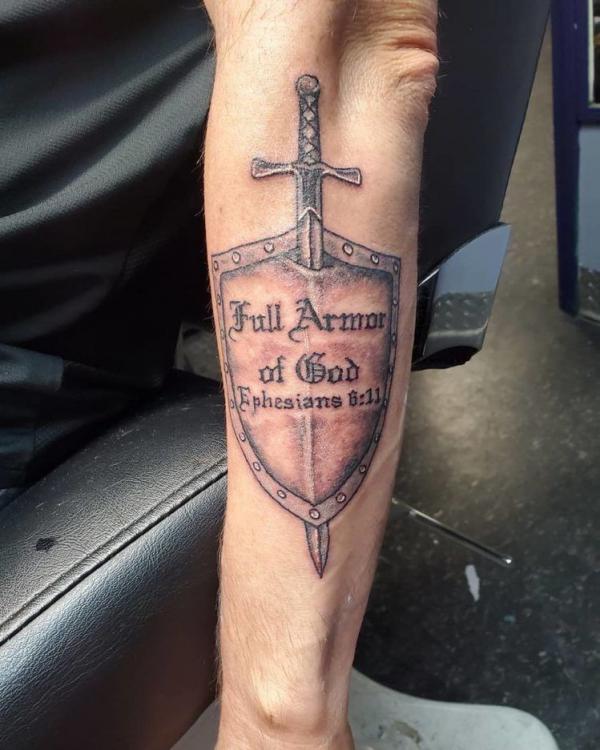 Armor of God Tattoo: Strength and Spirituality